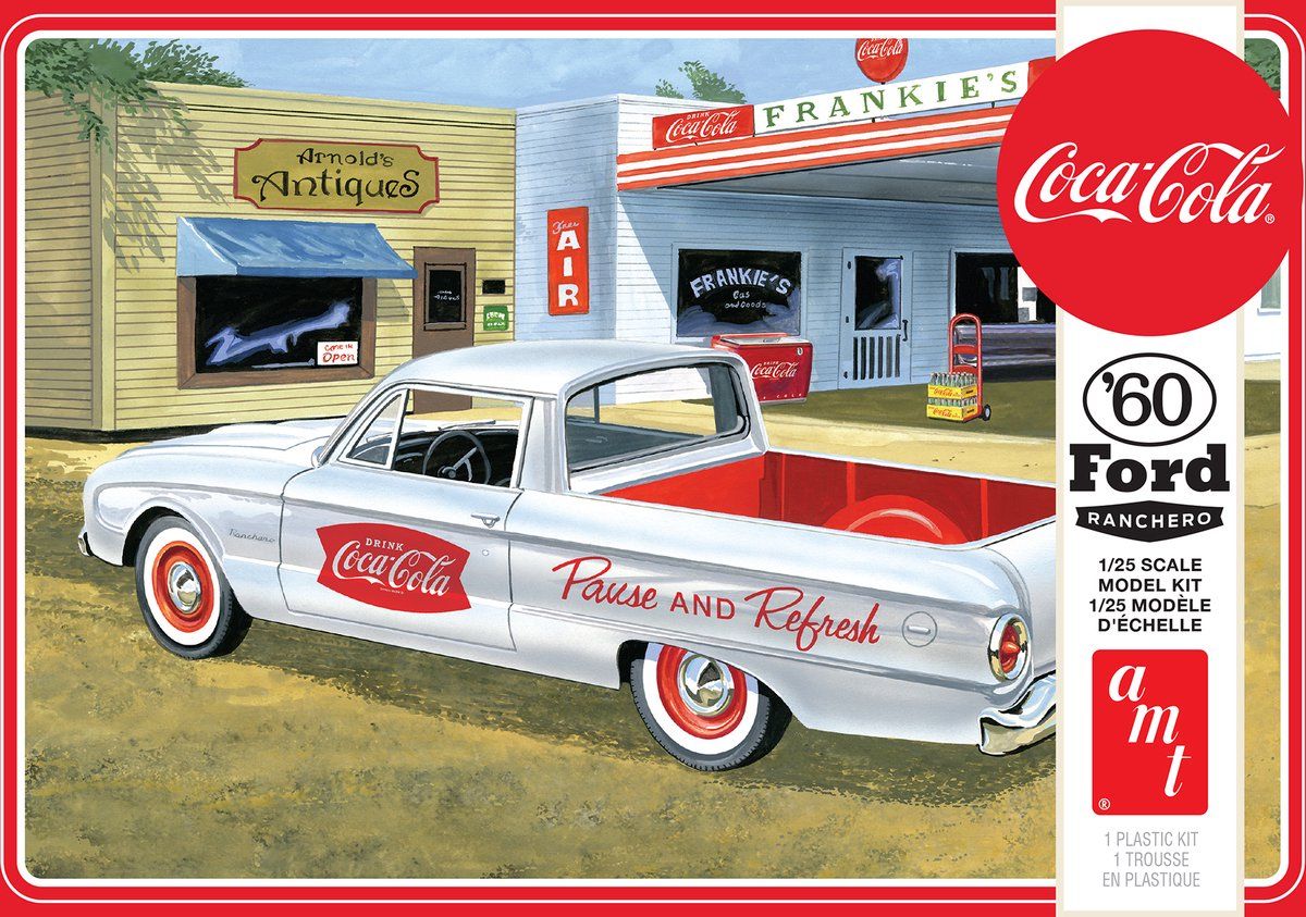 Amt 1:25 1960 Ford Ranchero w/Coke Borst