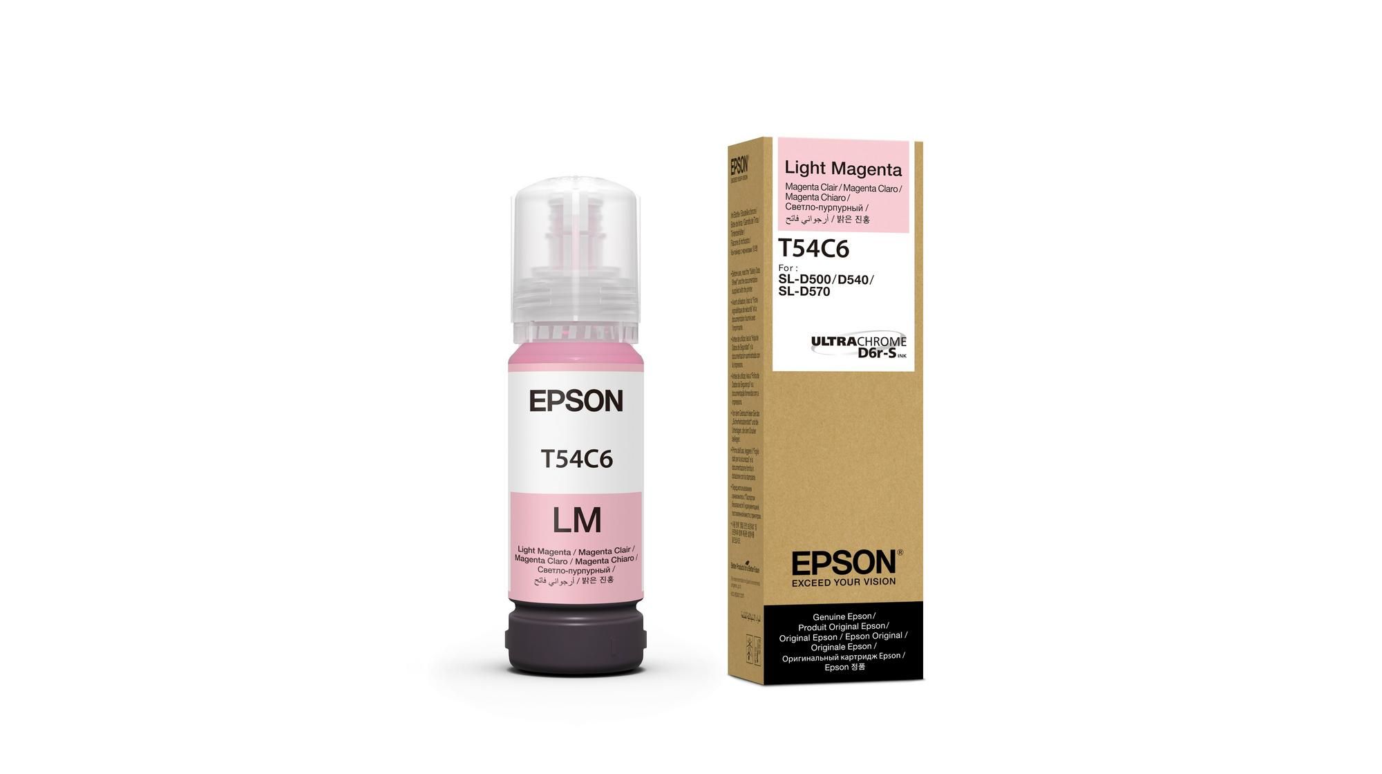 Epson T54C inktcartridge - Lichtmagenta - Compatibel - 1 stuk(s)