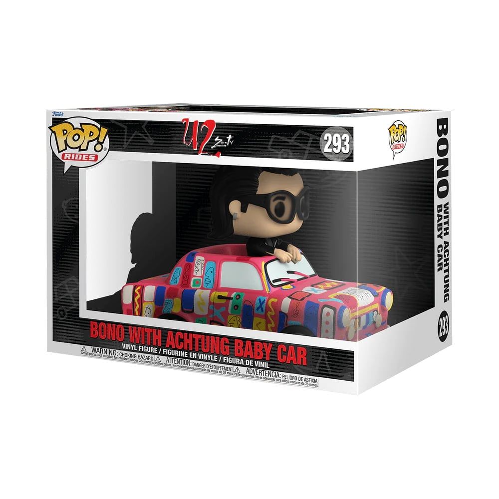 Funko Pop! Ride - U2 Bono with Achtung Baby Car #293