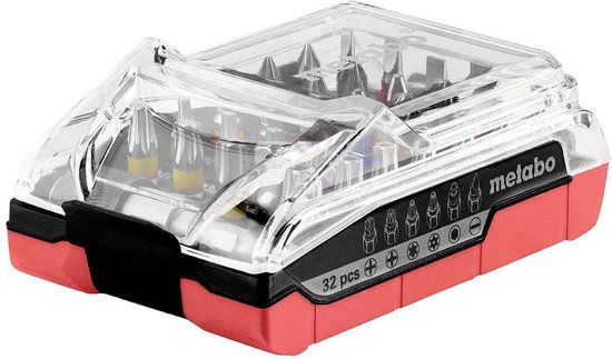 Metabo 626696000 Bitset Kruiskop Phillips, Kruiskop Pozidriv, Plat, T-profiel