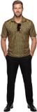 Wilbers Polo Velvet met Glitter Goud Premium - Maat XL