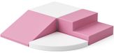 Souple blocs de construction pour enfants - Grand jeu de construction - 4 pièces - En latex - Convient aux enfants à partir de 3 ans - Pour jouer et grimper - Rose