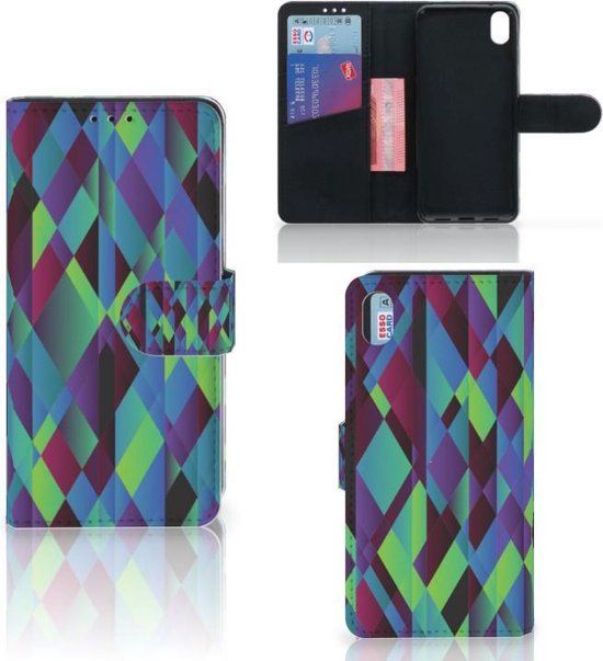 Bookcase Xiaomi Redmi 7A - Abstract Green Blue - B2Ctelecom