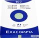 Exacompta 13346E indexkaarten, hersluitbaar, 21 x 29,7 cm, effen, 100 stuks