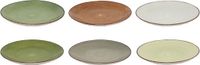 Studio Tavola Deep Forest Dinerborden ø 26.5 cm - 6 stuks - Bruin