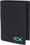 oxmox New Cryptan RFID Protect Kombibörse Freedom Fish Print Cyan Black