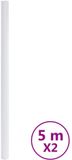 vidaXL Meubelfolie zelfklevend 90x500 cm PVC matwit