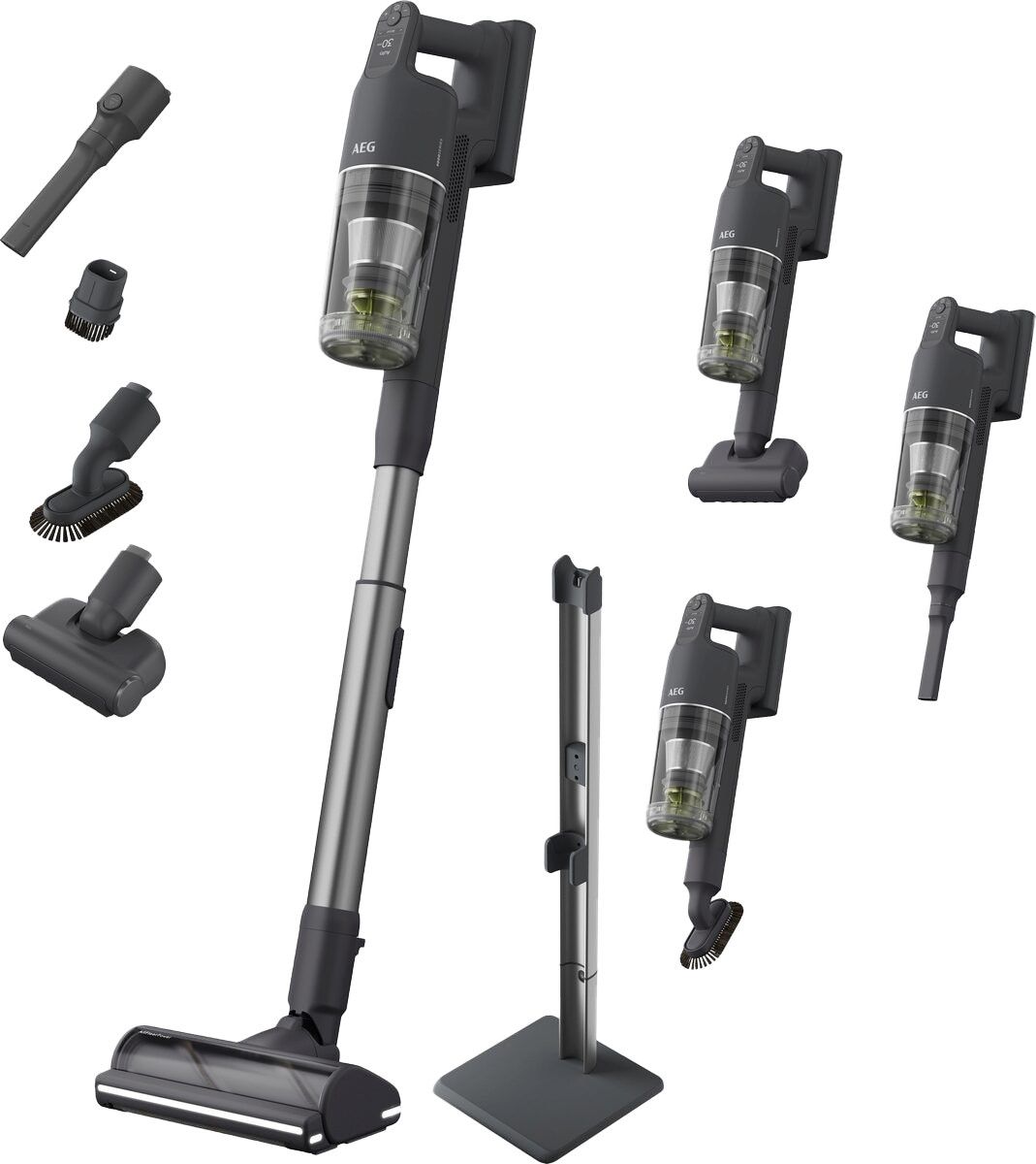 AEG AP91AB21DG Animal 9000 - Draadloze Steelstofzuiger - Donkergrijs