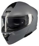 Mt Helmets Casque modulaire Genesis Sv, gris, taille L