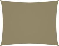 vidaXL Zonnescherm rechthoekig 2,5x3,5 m oxford stof beige