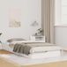 Maison Exclusive - Cadre de lit blanc 90 x 210 cm Bois de pin massif
