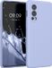 kwmobile telefoonhoesje geschikt voor OnePlus Nord 2 5G - Hoesje met siliconen coating - Smartphone case in mat lichtblauw