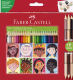 Faber-Castell Kleurpotloden - Children of the World - Etui 24+3 stuks