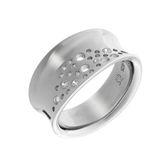 Orphelia Ring Twist Zilver 925 Zirkonia Maat 60