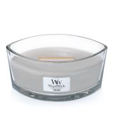 WoodWick 76106 Bougie parfumée - Ambre, Musc, Vétiver - Gris