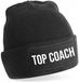 Bellatio Decorations Coach muts voor volwassenen - zwart - one size