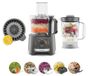 Robot de cuisine - Robot de cuisine multifonctionnel - 800 W - 2,1 litres - Gris - Avec presse-agrumes