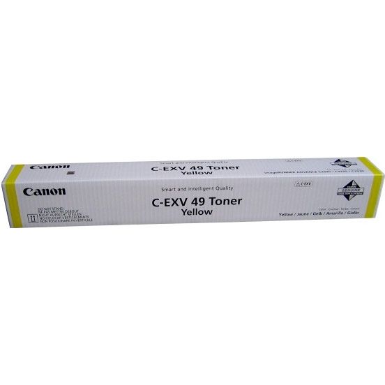 Canon C-EXV 49 Yellow Toner Cartridge - 19000 Pages - Original