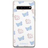 ERT GROUP mobiel telefoonhoesje voor Samsung S10 origineel en officieel erkend Babaco patroon Flowers 043