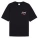PUMA T-shirt boxy pour Hommes, Noir, Taille S