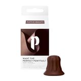 pony puffin CHOCOLATE | Voor de perfecte vlecht vol volume & versteviging - Made in Germany | Latexvrij & veganistisch | Bruin voor alle donkere haarkleuren