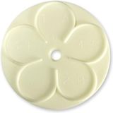 PME 103FF020 Jem lichte rozen-uitstekers, 80 mm, kunststof, ivoor, 14 x 1 x 18 cm