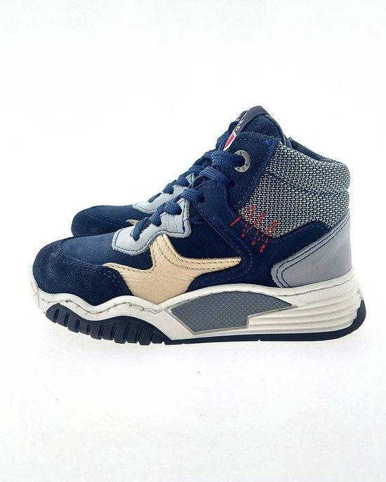 Red-Rag 13923 sneaker boots blauw / combi, 30