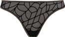 Marlies Dekkers The Adventuress Thong - Black Gold Lurex - Maat XL