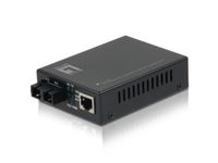 LevelOne FVT-2201 - Netwerk media converter - Zwart