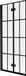 Mexen Mist paroi de douche gauche 2 pièces 80 x 150 cm, grille noire, noir