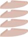 vidaXL Hoek Plank 4 st Roze 24 x 24 x 2 cm