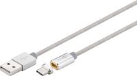 Goobay 59040 USB-kabel USB 2.0 1,2 m USB C naar USB A Wit