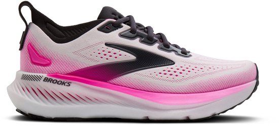 Brooks Glycerin GTS 23 Hardloopschoenen Dames - Wit/Roze/Zwart - Maat 38.5