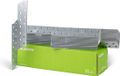 Alberts 846923 sparanker | links | sendzimir verzinkt | 32 x 32 x 210 mm | set van 25