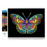 DIAMOND DOTZ 2594366 Originele 5D Diamond Painting set, neon vlinder