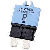 PARTS PTT Disjoncteur Standard, type 3, Réarmement Manuel, 15A C001-102-0094 Disjoncteur 15 A Bleu 1 pièce(s)