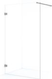 Maxaro Inloopdouche Diamond 120cm - 8mm Helder Veiligheidsglas - Geborsteld RVS