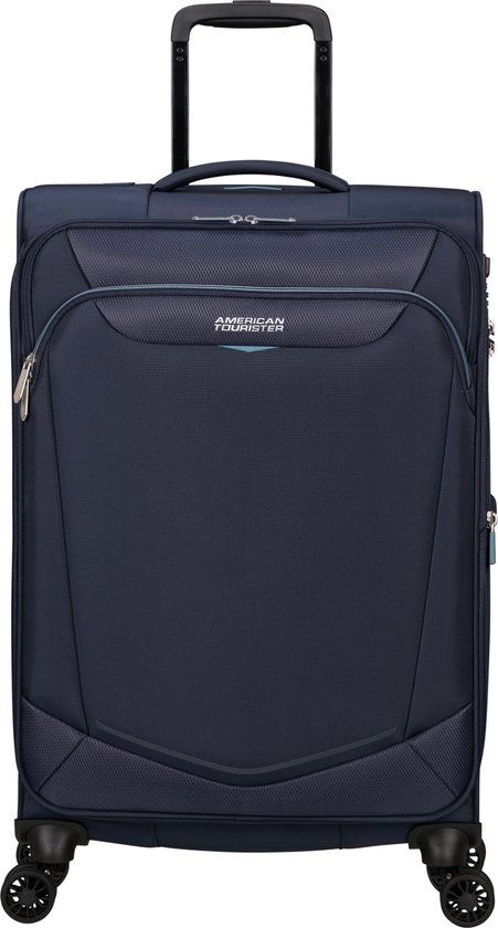 RPET polyester American Tourister Summerride Spinner 69 cm Navy
