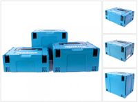 Makita Makpac set maat 2 + maat 3 + maat 4 transportkist en gereedschapskist