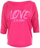 Winshape Shirt met ¾-mouwen Ultra Light met glitter opdruk MCS001
