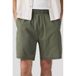 Levi's linnen regular fit casual short - donkergroen
