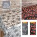 CEPEWA Halloween thema tafelkleed - 2x - pompoen - rood - kunststof - 140 x 270 cm - decoratie