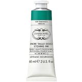 Lefranc Bourgeois 301548 Charbonnel Koperdrukinkten, sterk gepigmenteerde diepdrukverf, uitstekende lichtechtheid, levendige kleuren, bestand tegen veroudering, 60ml tube - Emerald Green