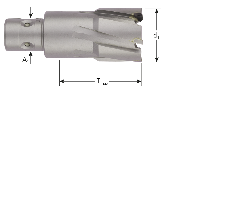 Rotec HM Kernboor HARD-LINE | Q18 (FEIN/Quick-In) | ø31x40 - 549.3100