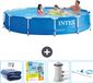 Intex Rond Frame Zwembad - 366 x 76 cm - Blauw