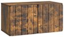 Support mural meuble TV 59,5 x 31 x 30 cm Chêne fumé Bois modifié