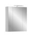 xonox.home Spiegelkast Ice 60 x 70 x 18 cm incl. verlichting in witte corpus wit replica en front wit hoogglans