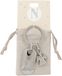 Depesche 11800-017 Sleutelhanger zilver met letter N en beschermengel