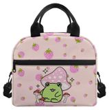 Enfants Sac à lunch avec imprimé animalier, Rose