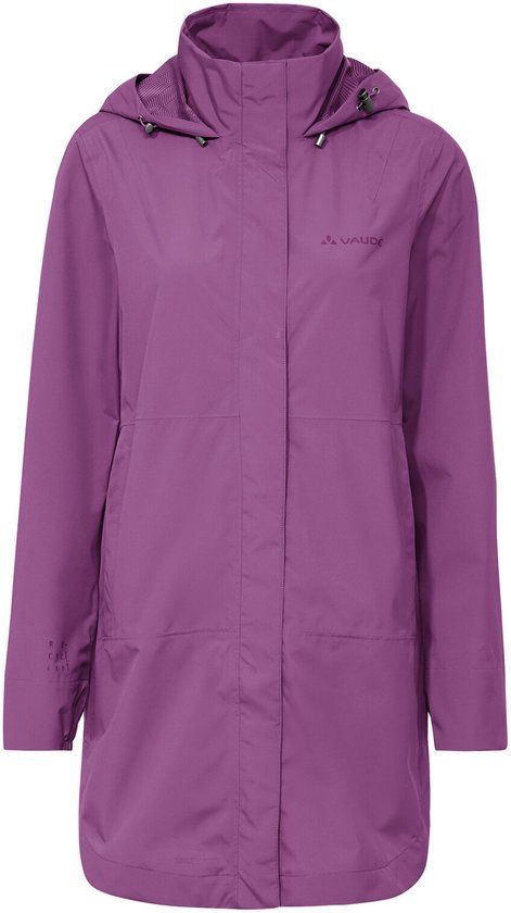 VAUDE Mineo 2,5L jas, hardshell jas, dames outdoor sportjasjes, waterdicht, winddicht, hardshell, capuchon, regular fit